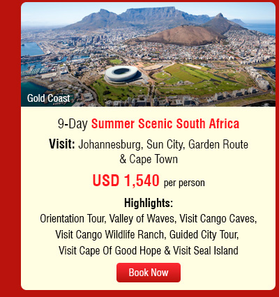 9-Day Summer Scenic South Africa