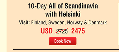 10-Day All of Scandinavia with Helsinki